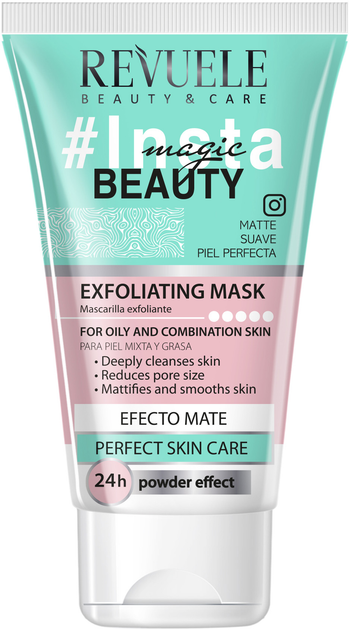 Отшелушивающая маска для лица Revuele Insta Magic Beauty Exfoliating Face Mask 150 мл (5060565100572) - изображение 1