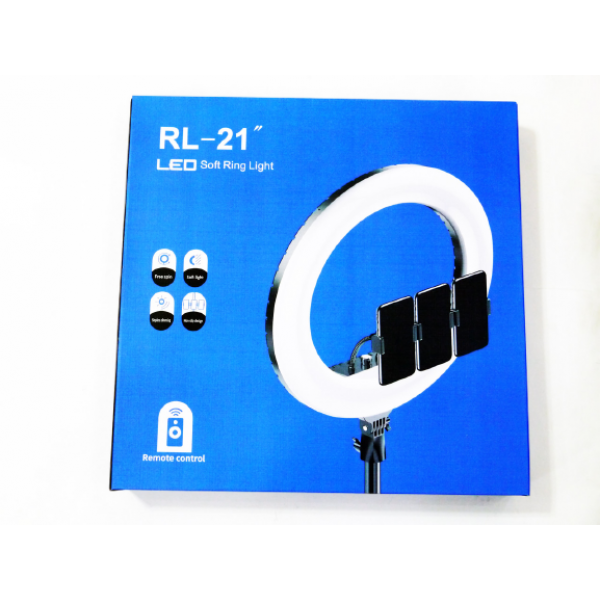 Кольцевая LED Лампа RL-21, 54 см, 3 крепления БЕЗ ШТАТИВА - Фото 7 Кольцевая LED Лампа RL-21, 54 см, 3 крепления БЕЗ ШТАТИВА - изображение 7