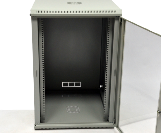 Шафа серверна настінна CMS 19", 18U, 907х600х600мм (В*Ш*Г), розбірний, сірий, UA-MGSWL186G - зображення 3