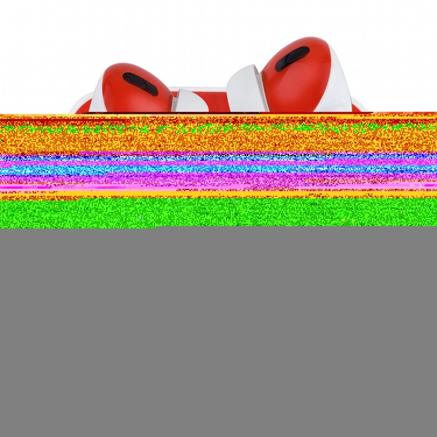 Акция на Навушники BeatBox PODS PRO 1 Wireless charging White-red от Rozetka