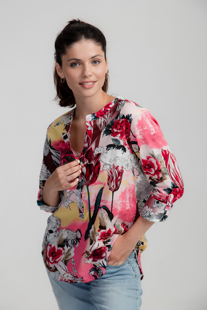 Женская блузка-рубашка S красный 903-1 от продавца: Great clothes – в ...