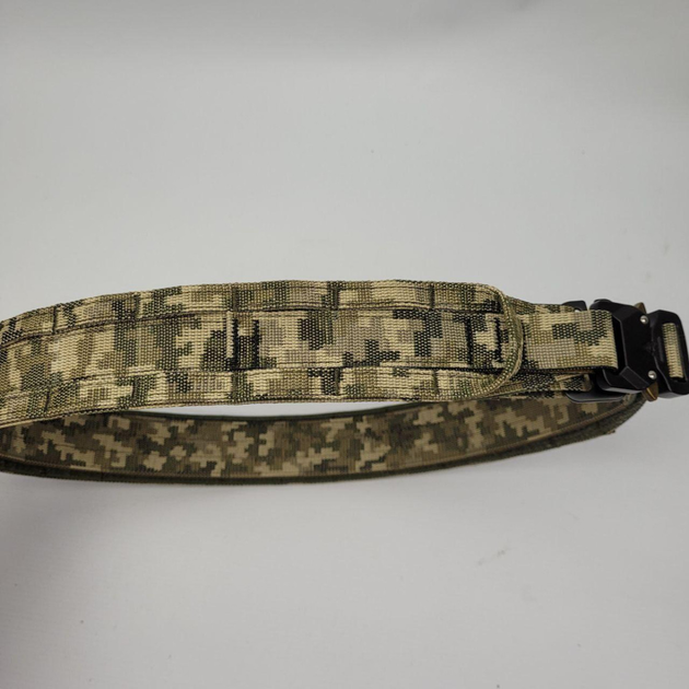 Ремень тактический мужской с системой моли Molle ВСУ Range belt Pixel 20221912-XXL 7025 XXL пиксель - изображение 2