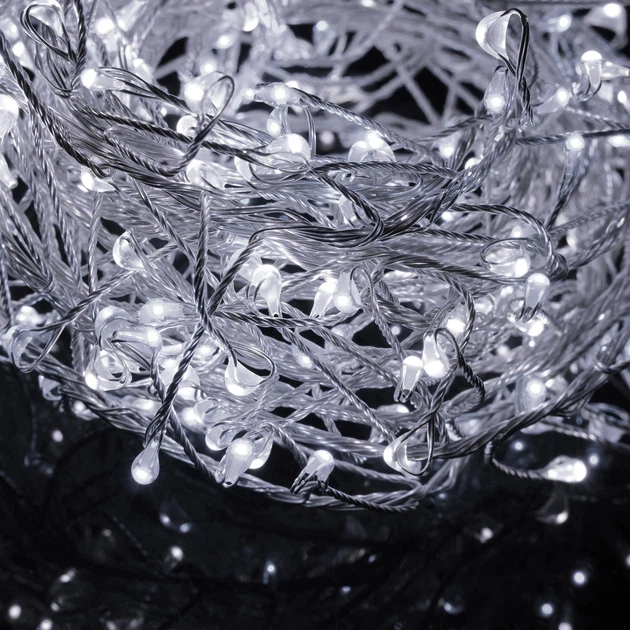 Світлодіодна новорічна гірлянда Springos 3 м 300 LED CL0087 Cold White - зображення 2