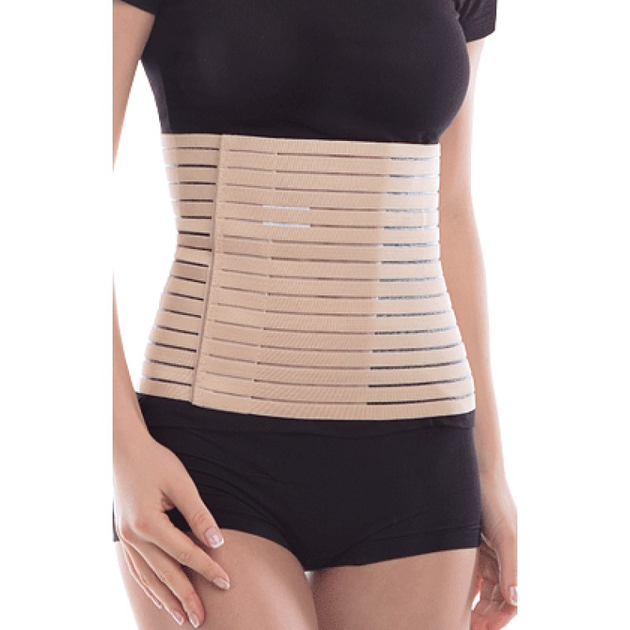 Бандаж послеоперационный с ребрами жесткости, 24 см, пористый, Торос ...