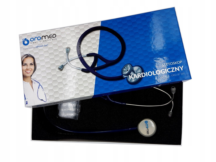 Стетоскоп кардиологический OROMED ORO SF-501 BLUE - изображение 2