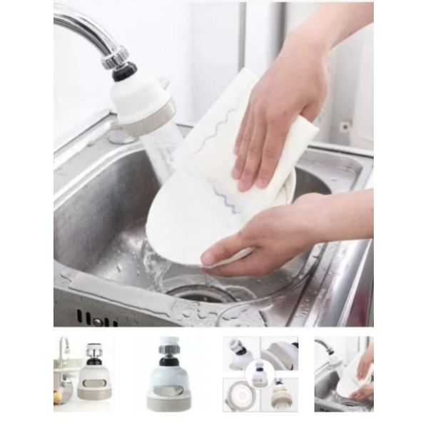 Економник води Water Saver NEW 360 градусів, насадка на кран (аератор), водозберігаюча насадка - зображення 5