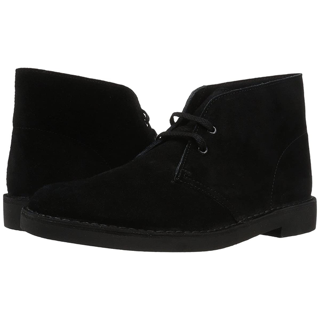 Clarks bushacre 2 black on sale suede