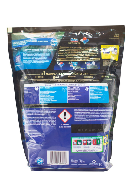 Таблетки для посудомоечных машин Finish Quantum Ultimate Regular 60 шт ...