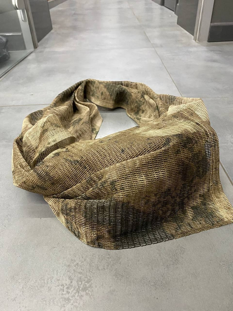 Сетка-шарф для снайпера маскировочная тактическая арафатка военная - изображение 2