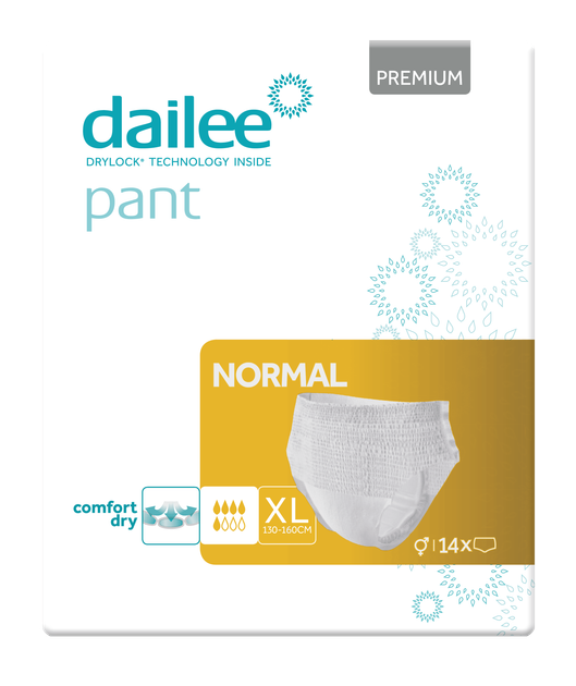 Подгузники-трусики для взрослых Dailee Pant Premium Normal XL 14 шт (8595611625657) - изображение 1