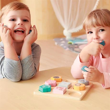 Дерев'яний пазл Viga Toys PolarB Фігури і звірята - изображение 4