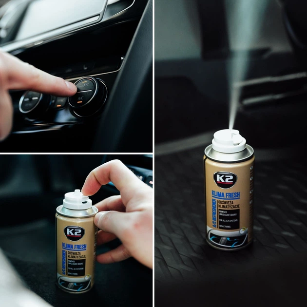 Środek do odświeżania klimatyzacji K2 KLIMA FRESH Blueberry 150 ml (5906534016447) - obraz 6