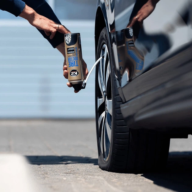 Koło zapasowe w sprayu K2 TIRE DOKTOR 500 ml (5906534009319) - obraz 2