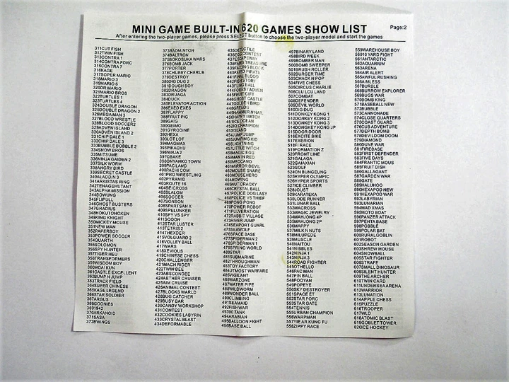 Игровая приставка Dendy 620 игр Денди 8 Bit mini SFC портативная