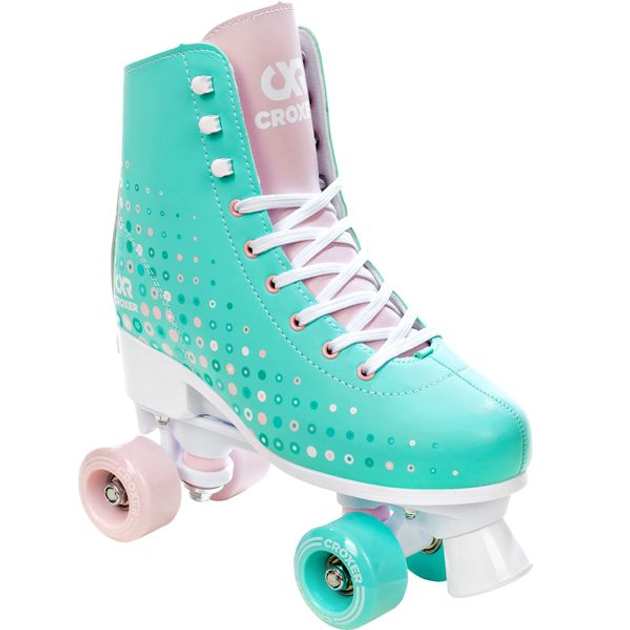 Раздвижные ролики квады Croxer Eysa Mint/Pink размер 31-34 (zh245 ...