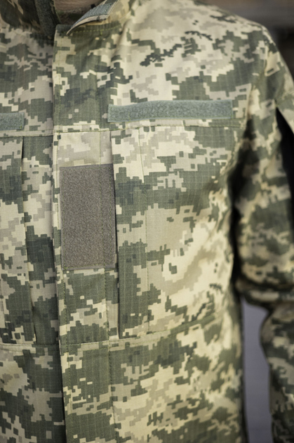 Мужской армейский костюм для ВСУ (ЗСУ) тактическая форма рип-стоп Украина Пиксель 48 размер 7111 - изображение 2