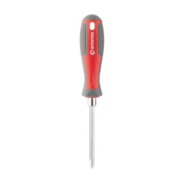 Отвертка двухсторонняя 100 мм PH2, SL6mm INTERTOOL VT-3344 - изображение 3