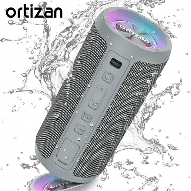Портативная колонка акустическая система Ortizan X10 Grey - изображение 1