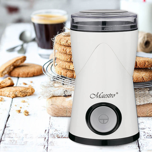 Кофемолка Maestro MR-453-WHITE 180 Вт – фото, отзывы, характеристики в ...