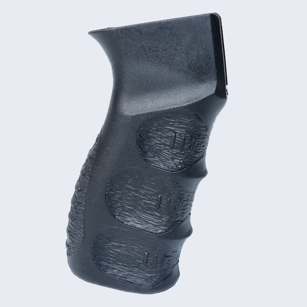 Рукоятка пистолетная с отсеком литая для АК эргономичная черная - изображение 1