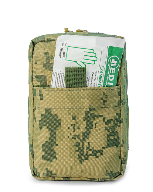 Аптечка военная тактическая Medical Kit-1 (без наполнения) ТМ Signal, подсумок украинский пиксель (бежевый) - изображение 1