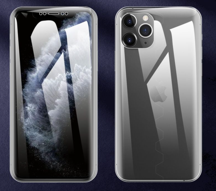 Защитное пленка DK HydroGel 360° Butterfly для Apple iPhone 12 Pro Max (clear) - Фото 4 Защитное пленка DK HydroGel 360° Butterfly для Apple iPhone 12 Pro Max (clear) - изображение 4