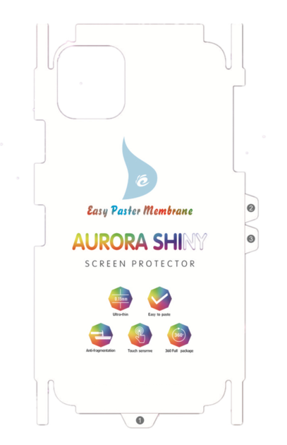 Защитная пленка DK Aurora Shiny HydroGel 360° для Apple iPhone 12 Pro Max (clear) - изображение 3