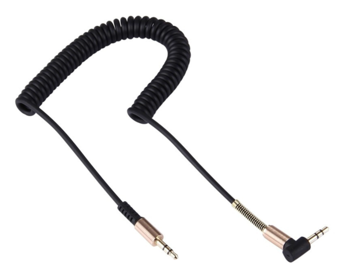 Кабель DK AUX Metal Spiral 150см Mini-Jack на Mini-Jack (black) - Фото 2 Кабель DK AUX Metal Spiral 150см Mini-Jack на Mini-Jack (black) - изображение 2