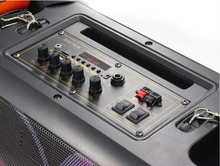 クロスセブン　MP3  128MB Портативная акустика ZХX 7979 (2MIC+MP3+USB+FM+BT) – фото, отзывы