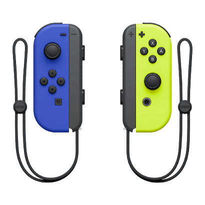 Контроллеры Беспроводной Nintendo Switch Joy-Con (45496431303) Blue Neon Yellow - Фото 1 Контроллеры Беспроводной Nintendo Switch Joy-Con (45496431303) Blue Neon Yellow - изображение 1
