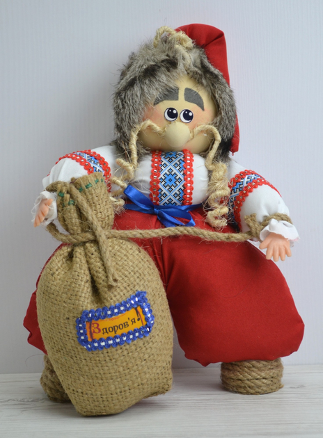 Фарфоровая кукла коллекционная Казак в черкеске и кубанке 19 век Россия. Сувенир ручной работы