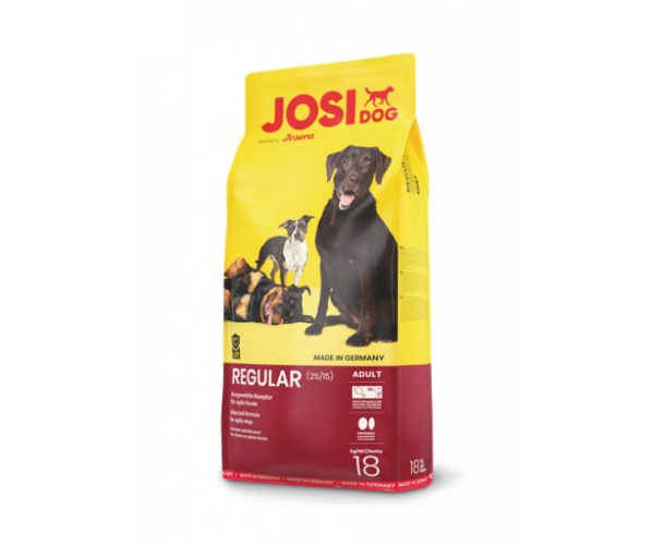 Сухий корм для собак з нормальною і підвищеною активністю JOSIDOG REGULAR (25/15) з домашньою птицею, 18 кг - Фото 1 Сухий корм для собак з нормальною і підвищеною активністю JOSIDOG REGULAR (25/15) з домашньою птицею, 18 кг - изображение 1
