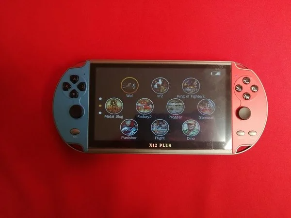Ігрова ретро приставка Puls PSP X12Puls 10000 ігор 16gb-7" Портативна консоль зі встановленими іграми, ТВ вихід, з картою microSD 32Гб в комплекті - зображення 9