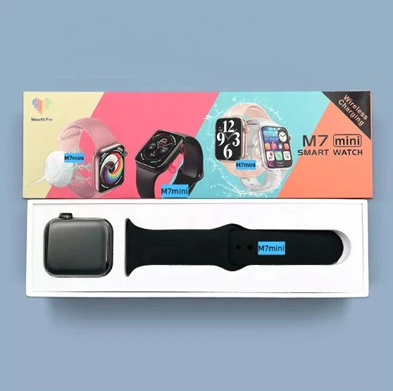 Смарт часы Airplus M7 mini 41mm Smart Watch 7 series Black. Умные фитнес часы. Цвет черный. - изображение 4