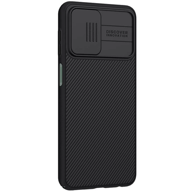 Карбонова накладка Nillkin Camshield (шторка на камеру) Samsung Galaxy M33 5G Чорний / Black - зображення 5