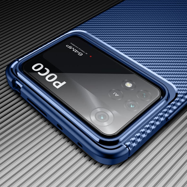 TPU чехол iPaky Kaisy Series для Xiaomi Poco X4 Pro 5G Синий – низкие ...