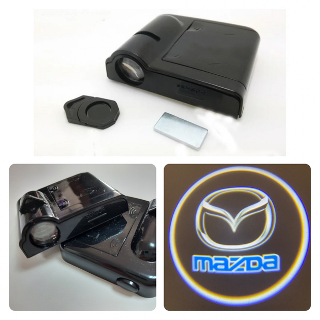 Логотип подсветка двери Мазда Lazer door logo MAZDA – фото, отзывы ...