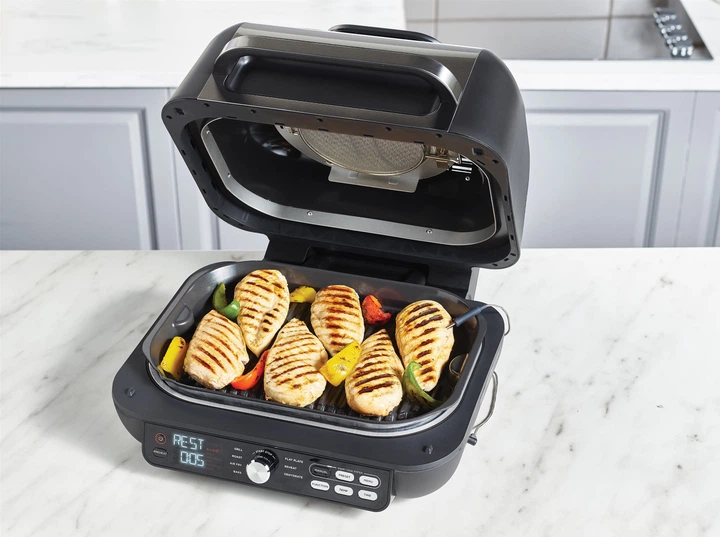 Гриль Ninja Foodi MAX Health MultiGrill & Air Fryer з Cooking