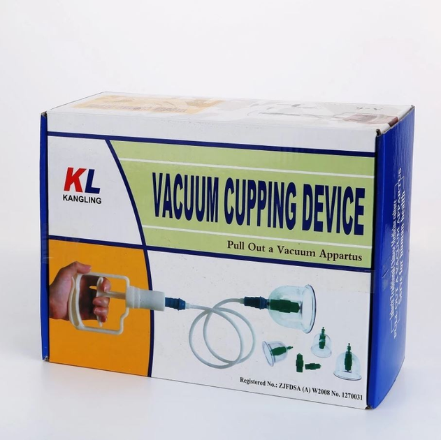 Банки вакуумные с насосом для массажа 12 шт Kangling – купить онлайн на ...