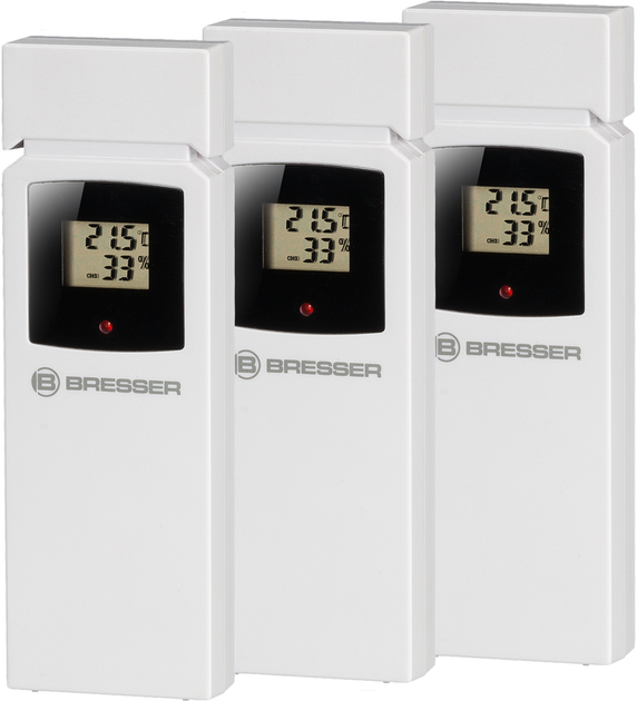 Метеостанция Bresser Quadro NLX Colour Black с 3 датчиками - изображение 3