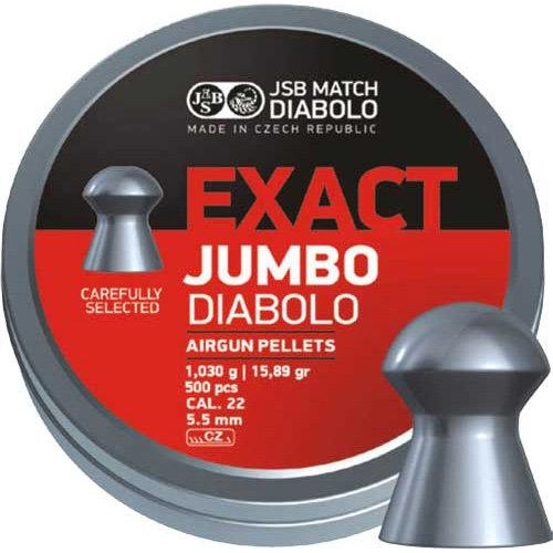 Кулі пневматичні JSB Exact Jumbo 5,52 мм 1,03 г 500 шт/уп (546247-500) - зображення 1
