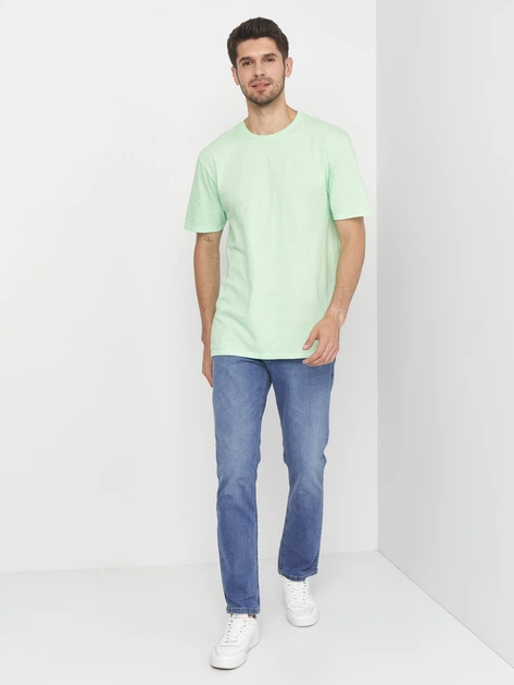 Футболка хлопковая длинная мужская Gildan Softstyle gi64000min 2XL Зеленая мята (5000000088588) - изображение 3