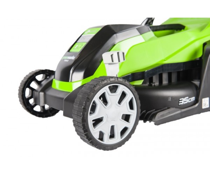 Електрична газонокосилка Greenworks GLM1035 (1 кВт, 350 мм) (2505107) - зображення 6
