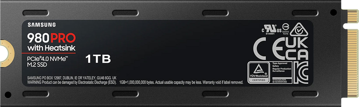 SSD диск Samsung 980 Pro 1TB M.2 PCIe 4.0 x4 V-NAND 3bit MLC (MZ-V8P1T0CW) - изображение 2
