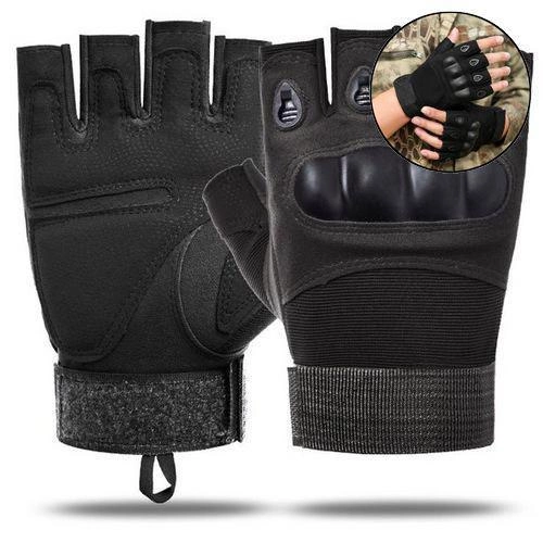 Перчатки тактические Storm-2; XL (22-24см); Безпалые; Черные. Штурмовые перчатки Штурм ХЛ. - изображение 1