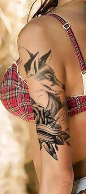 Татуировки в виде лисы