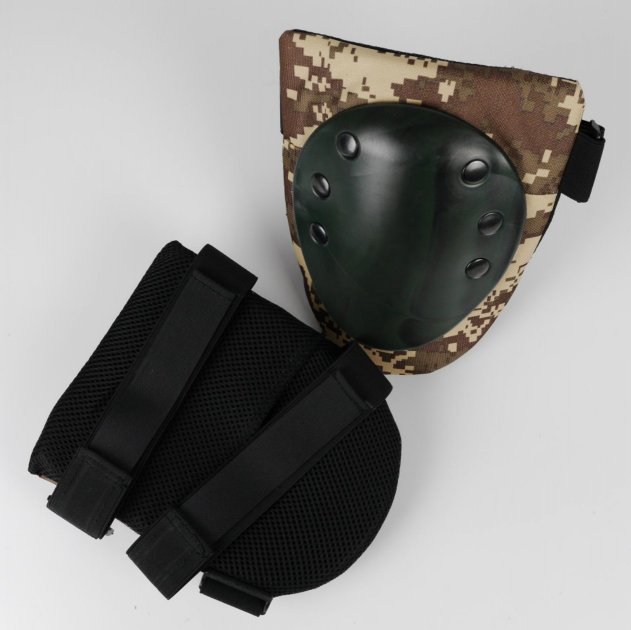 Тактические наколенники Панцирь МX3 противоударные Пиксель (KS33454564657) - изображение 2