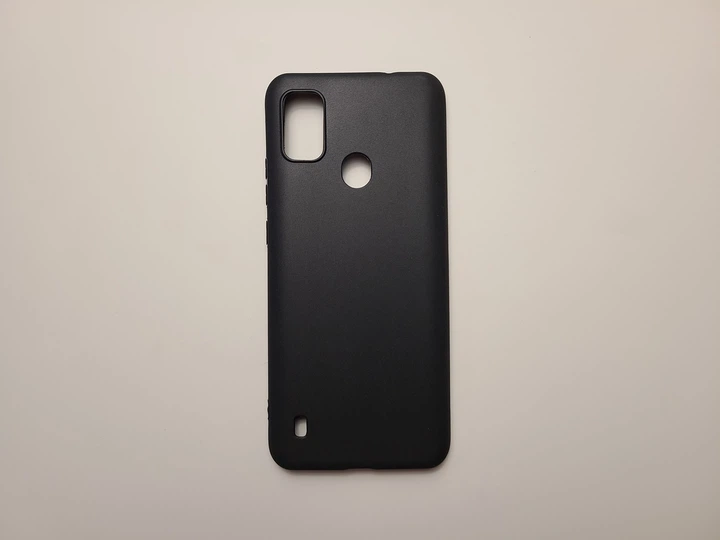 Чехол TPU Matte для ZTE Blade A51 бампер черный - Фото 1 Чехол TPU Matte для ZTE Blade A51 бампер черный - изображение 1