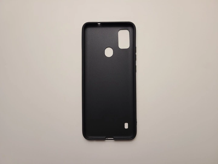 Чехол TPU Matte для ZTE Blade A51 бампер черный - Фото 2 Чехол TPU Matte для ZTE Blade A51 бампер черный - изображение 2