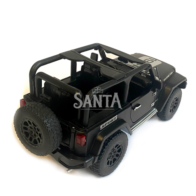 Машинка металлическая Jeep Джип «AutoExpert» ,чорный, инерц., звук, свет, откр двери., 13*7*7 см (27003) - Фото 5 Машинка металлическая Jeep Джип «AutoExpert» ,чорный, инерц., звук, свет, откр двери., 13*7*7 см (27003) - изображение 5